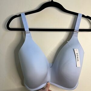 Soma Pale Blue Wireless T-Shirt Bra